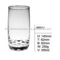 blossom bottom glass tumbler